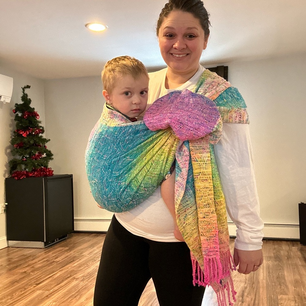 Cheeky monkey handwoven wrap